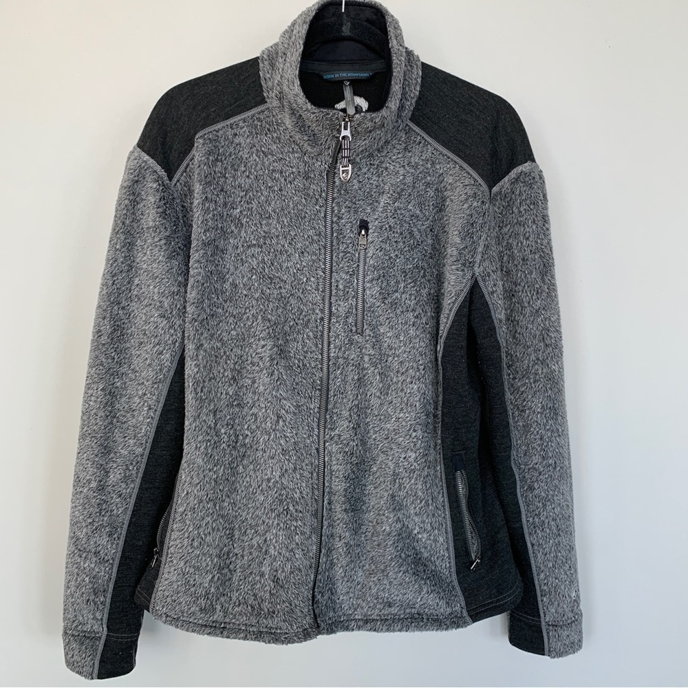 Kuhl Gray Fuzzy Multimedia Jacket Size‎ XL
